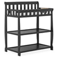 thumbnail image 1 of Dream On Me Ashton Changing Table, New Zealand Pinewood, 1 inch Mattress Pad included, Black, 1 of 6