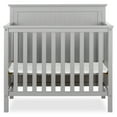 thumbnail image 1 of Dream On Me Ava 4-in-1 Convertible Mini Crib, Pebble Grey, 1 of 11