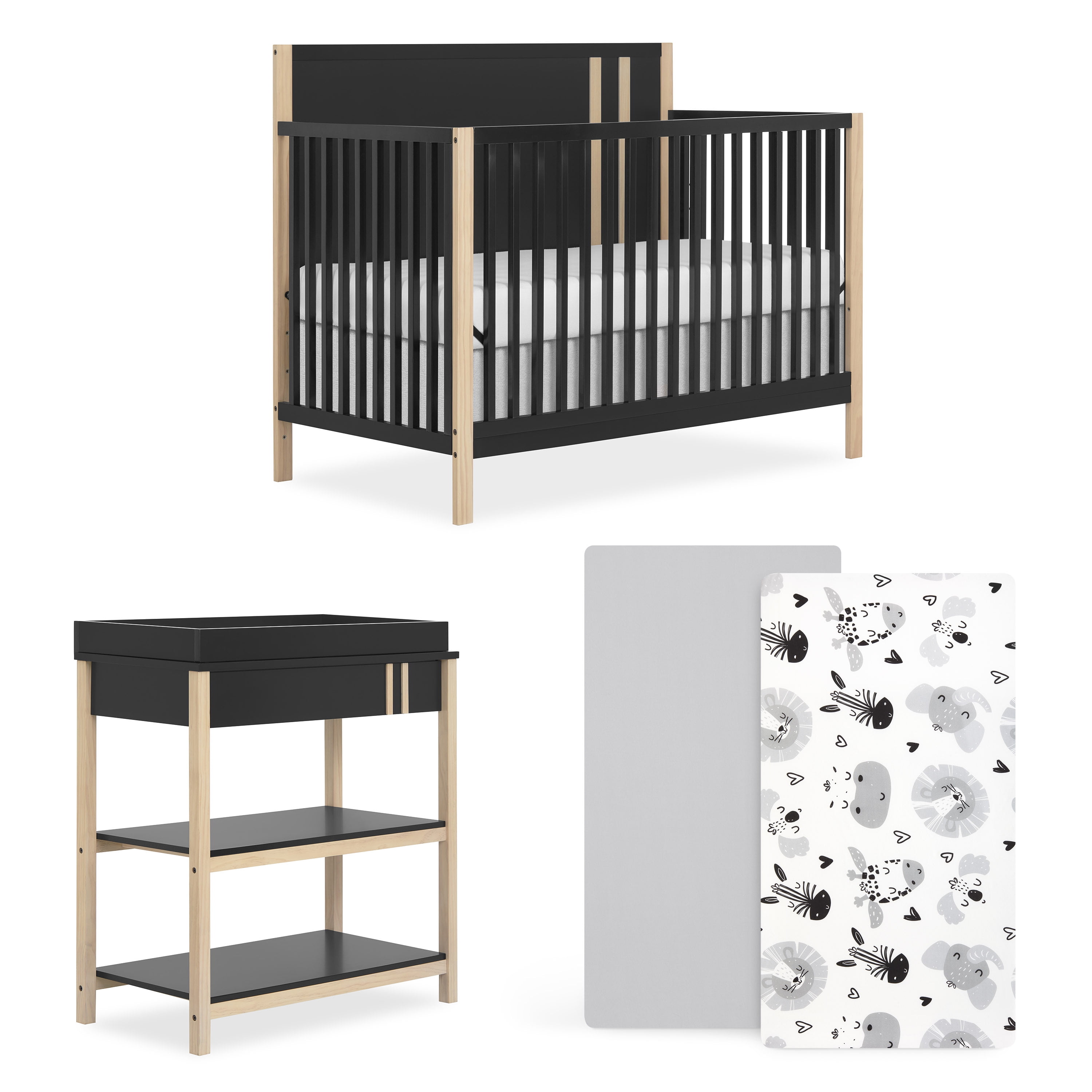Storkcraft Steveston 5-in-1 Convertible Baby Crib & Changer