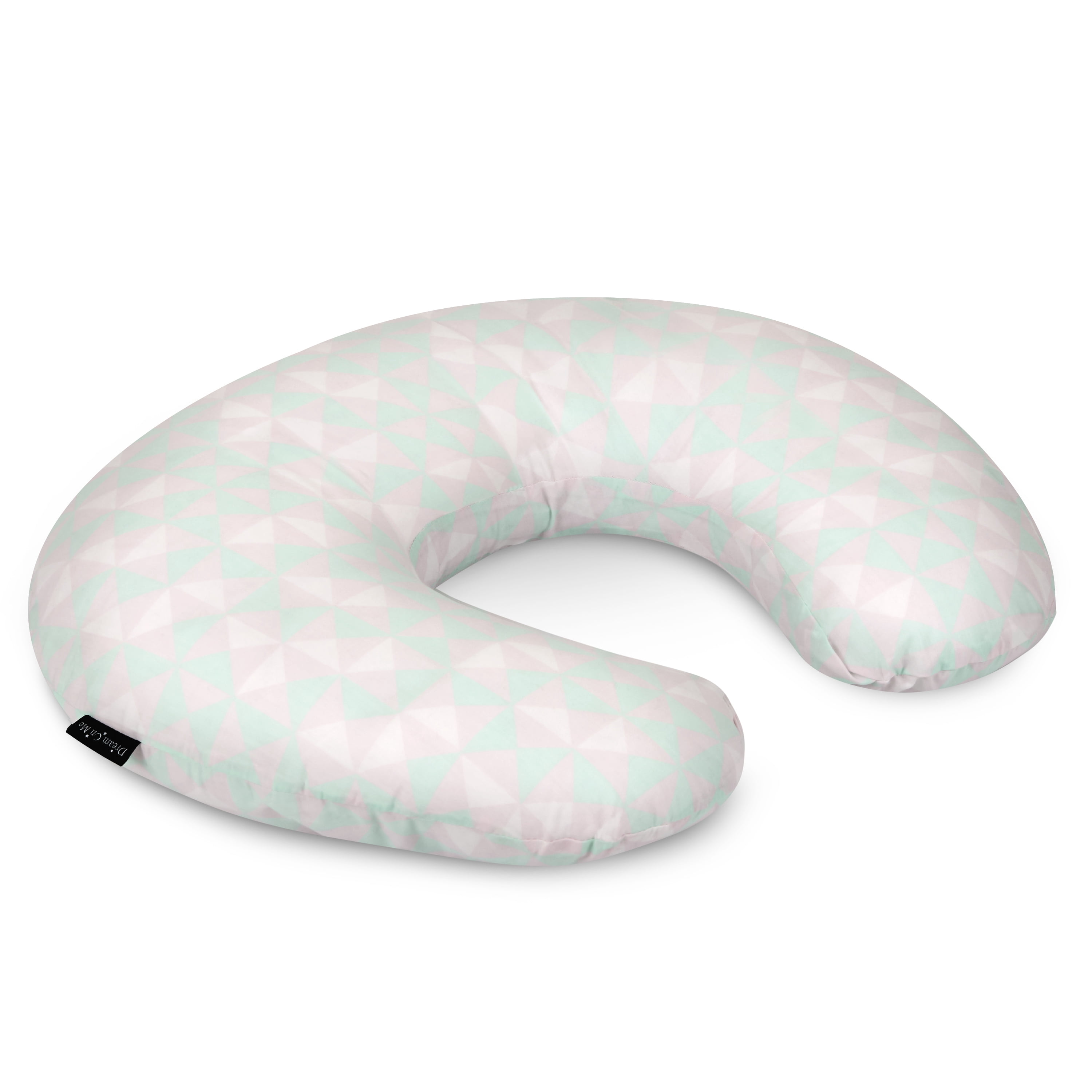 Dream On Me Beeboo Nursing Pillow and Positioner, Breastfeeding and Bottlefeeding Pillow, Removable and Washable Pillow Cover, Soft and Breathable Fabric in Blue