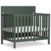 Dream On Me Bellport 4 in 1 Convertible Mini Crib In Green