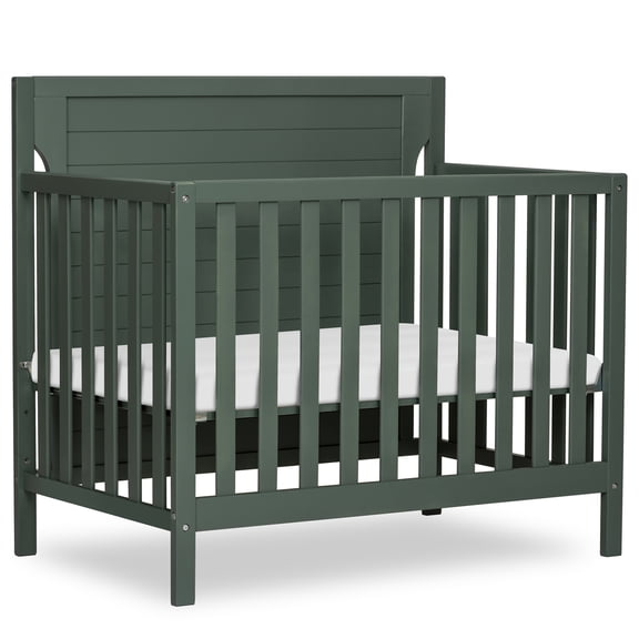 Dream On Me Bellport 4 in 1 Convertible Mini Crib In Green