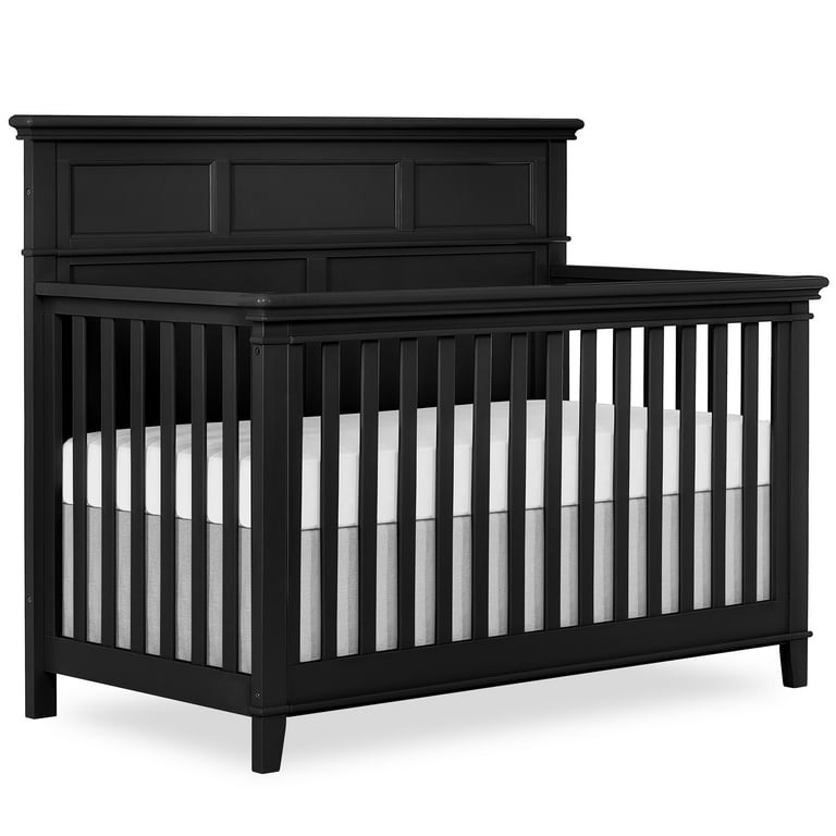 Dream On Me Blue Ridge 4 in 1 Convertible Crib in Black Three
