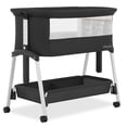 thumbnail image 1 of Dream On Me Calypso Portable Bassinet with Wheels, Black, 1 of 8