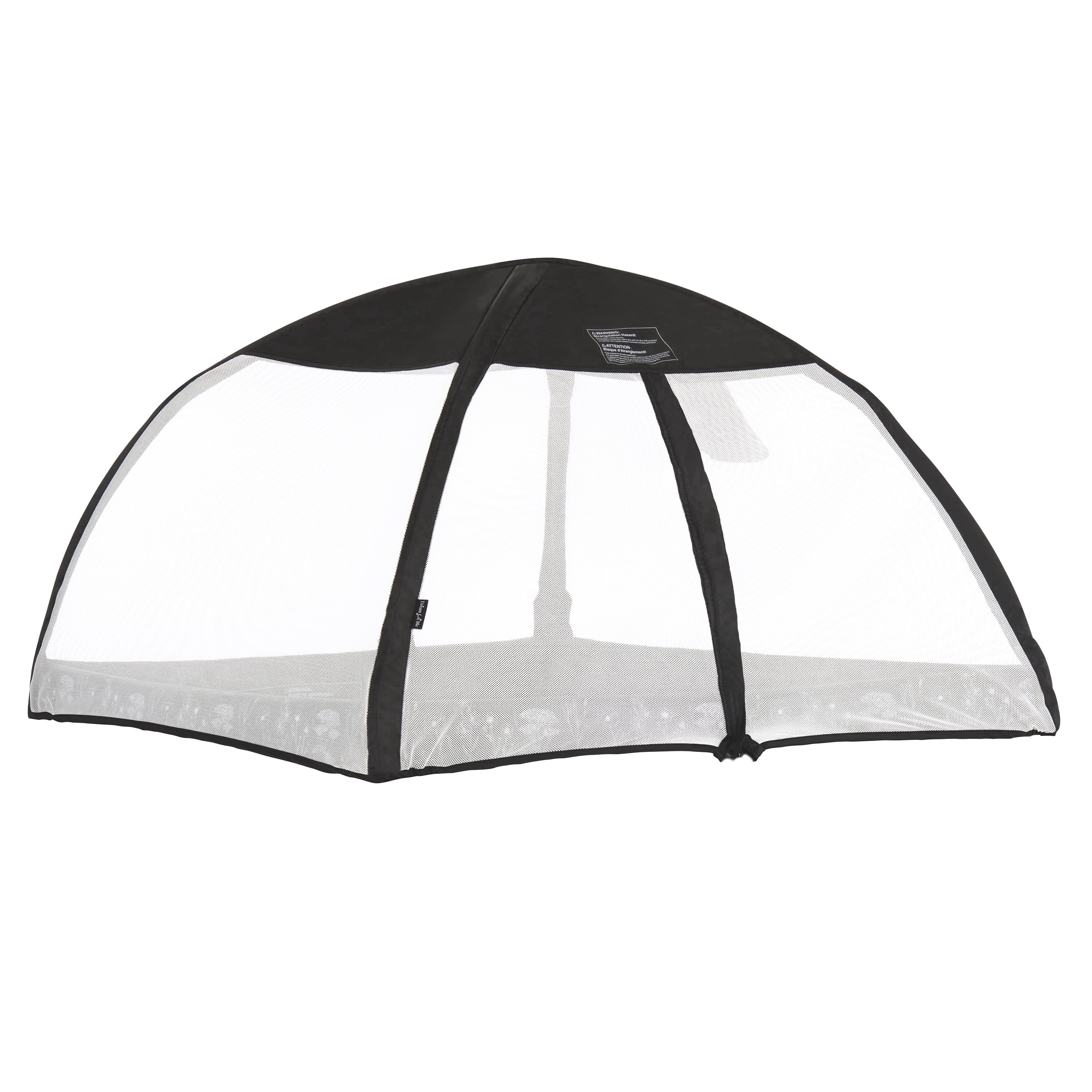 Dream On Me Canopy for Ziggy Playpen, Black and White, Unisex