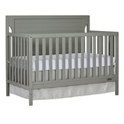 Dream On Me Cape Cod 5-in-1 Convertible Crib, Storm Gray