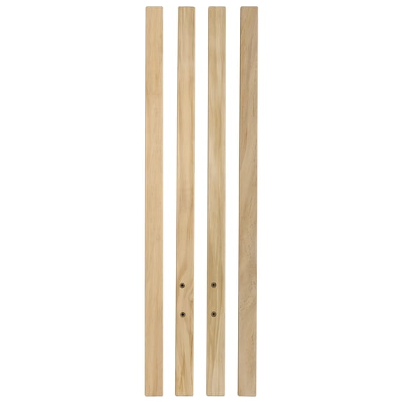 Dream On Me Carter Crib Convertible Post, Natural And White