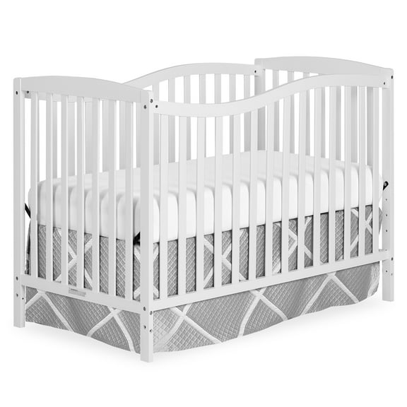 Dream On Me Chelsea 5-in-1 Convertible Crib, JPMA Certified, White