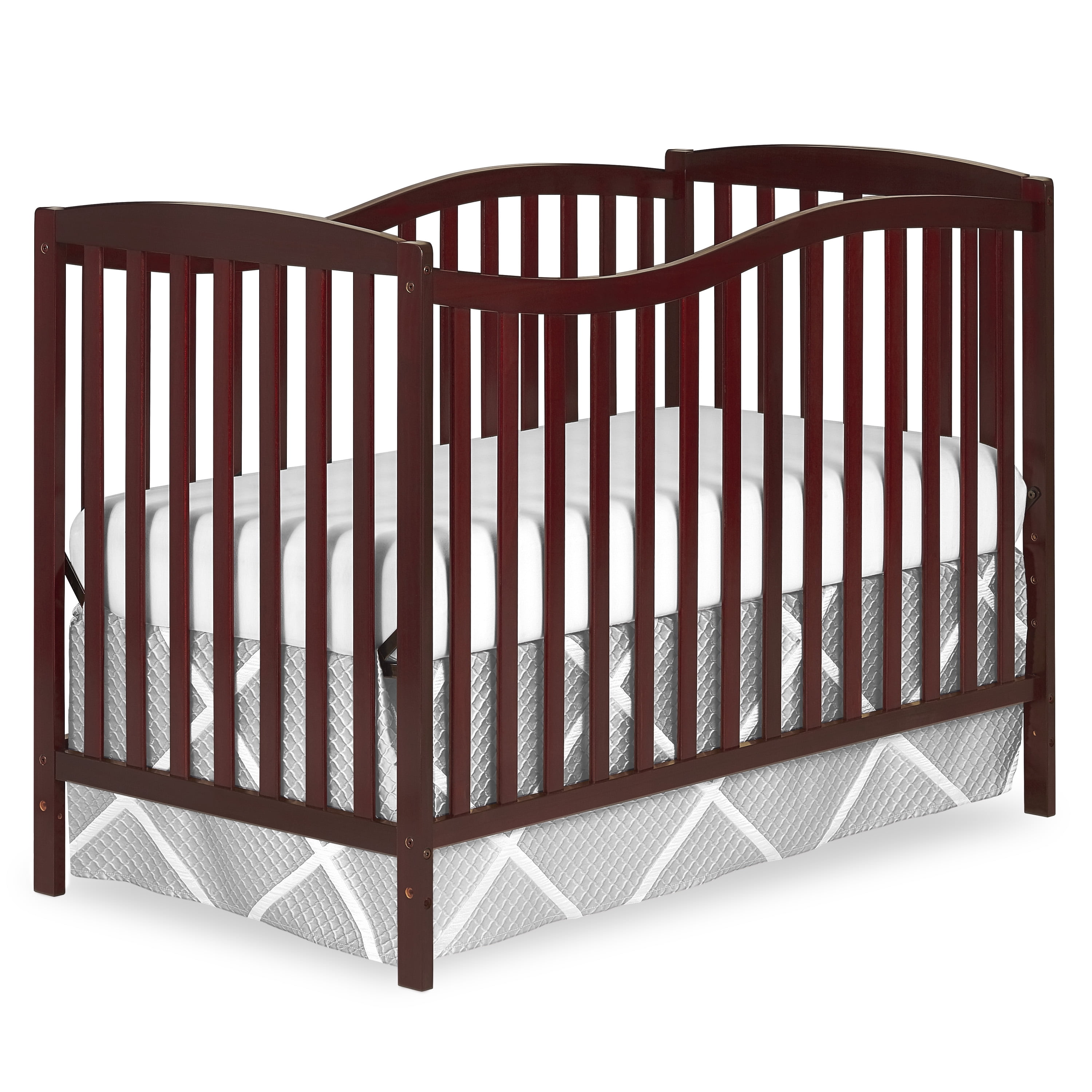 Dream On Me Chelsea 5-in-1 Convertible Crib, JPMA Certified, Cherry