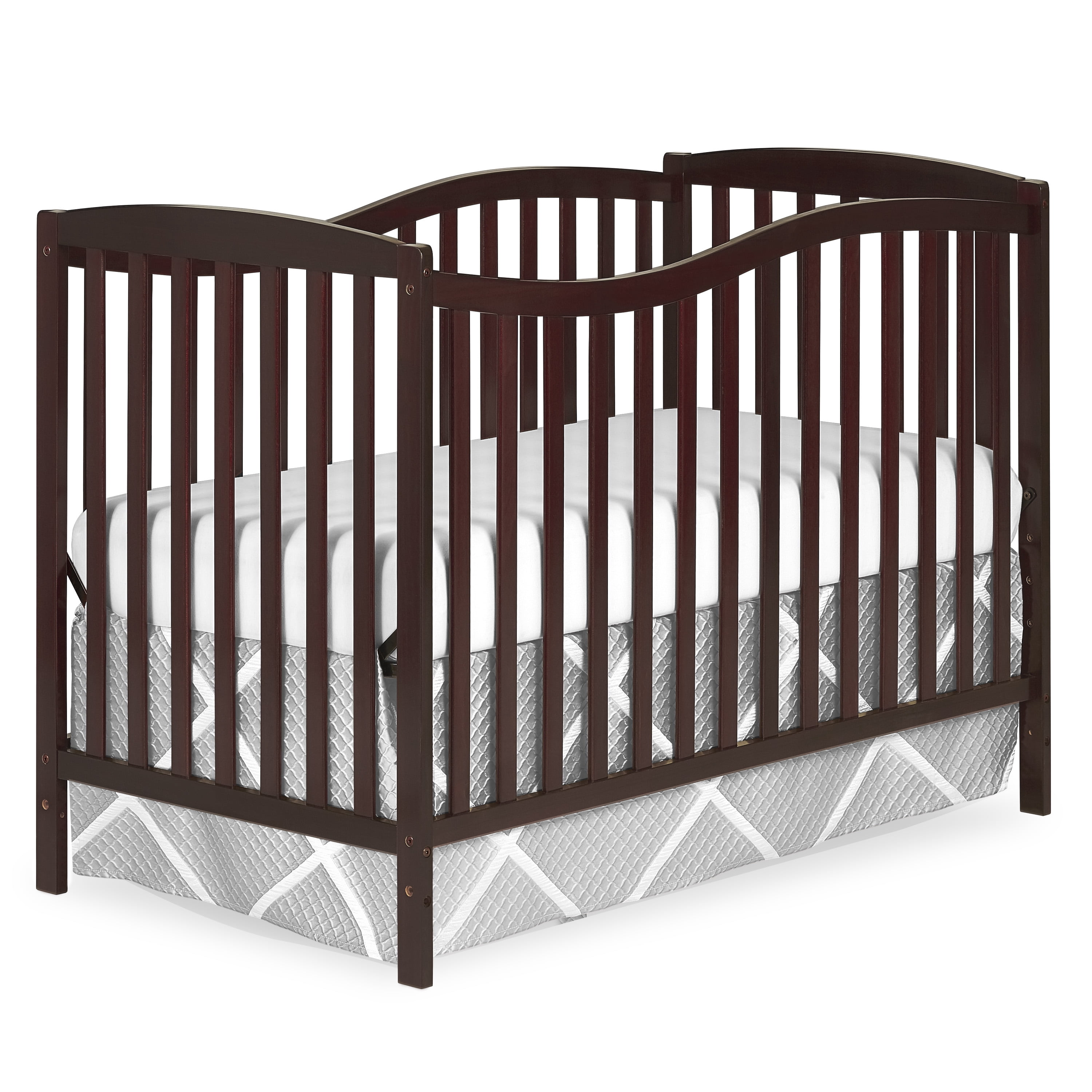 Dream On Me Chelsea 5-in-1 Convertible Crib, JPMA Certified, Espresso