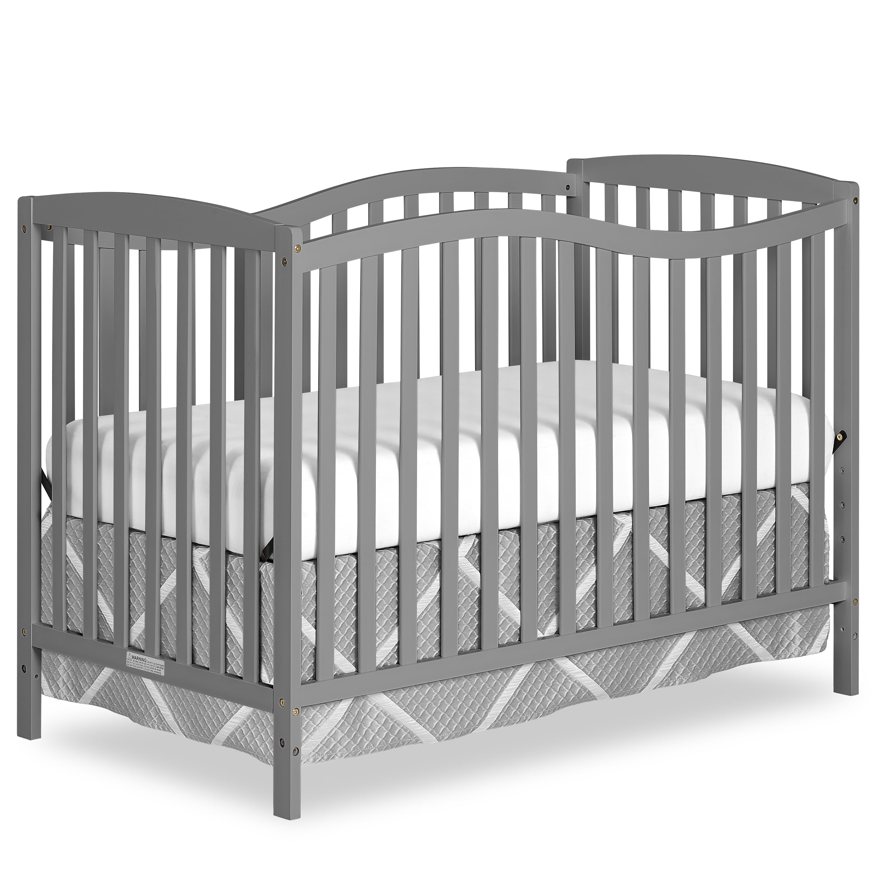 Dream On Me Chelsea 5in1 Convertible Crib Steel Grey