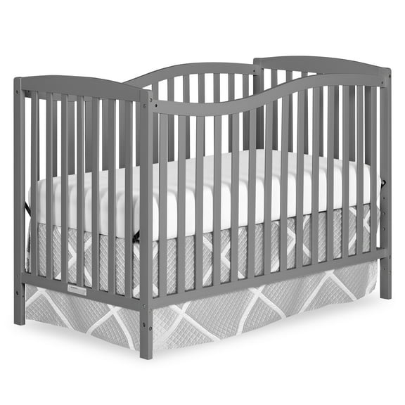 Dream On Me Chelsea 5-in-1 Convertible Crib Steel Grey