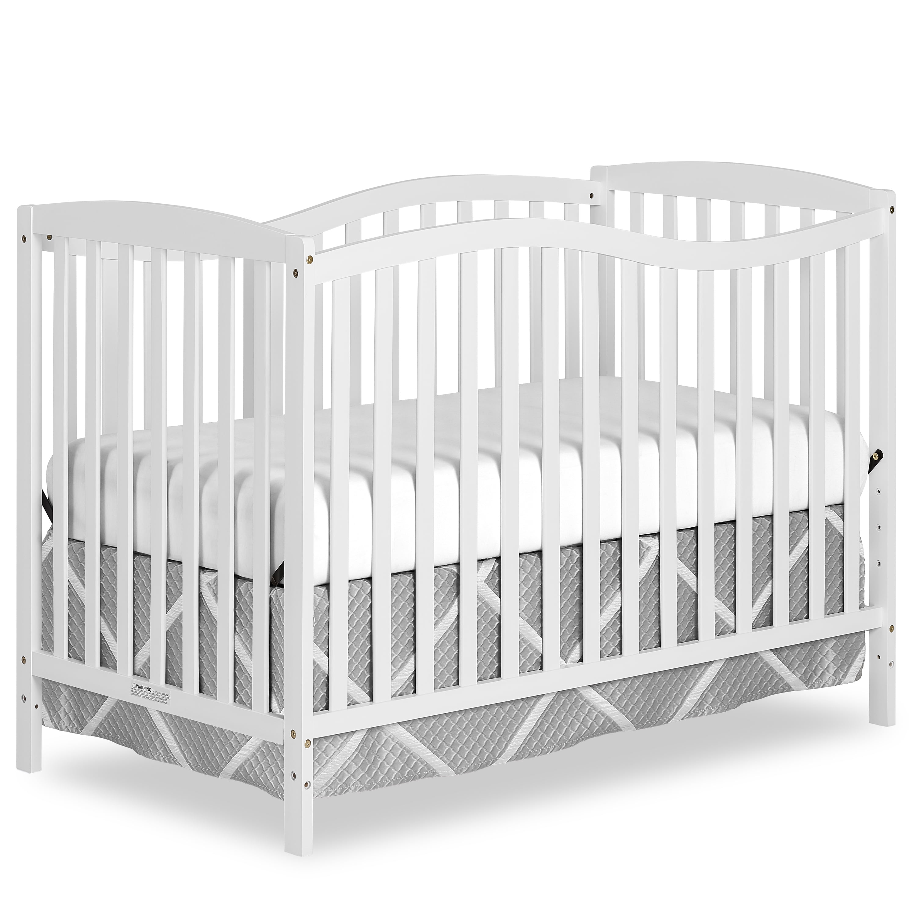 Dream On Me Chelsea 5in1 Convertible Crib, White