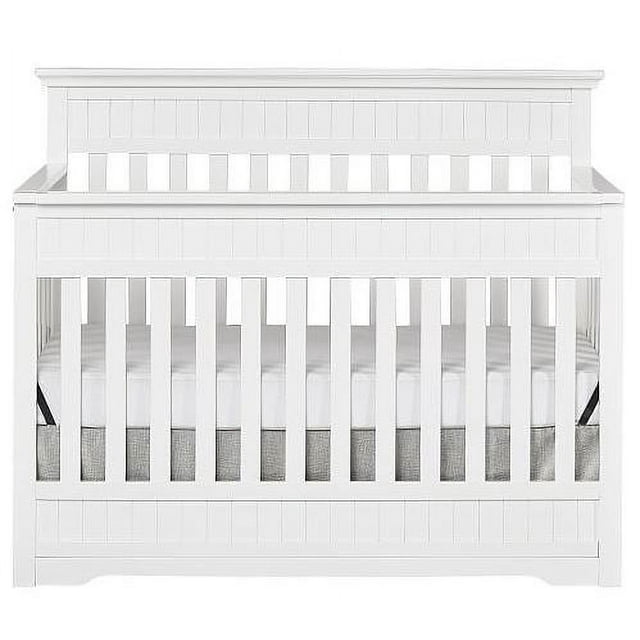 Dream On Me Chesapeake 5in1 Convertible Crib, Snow Fall