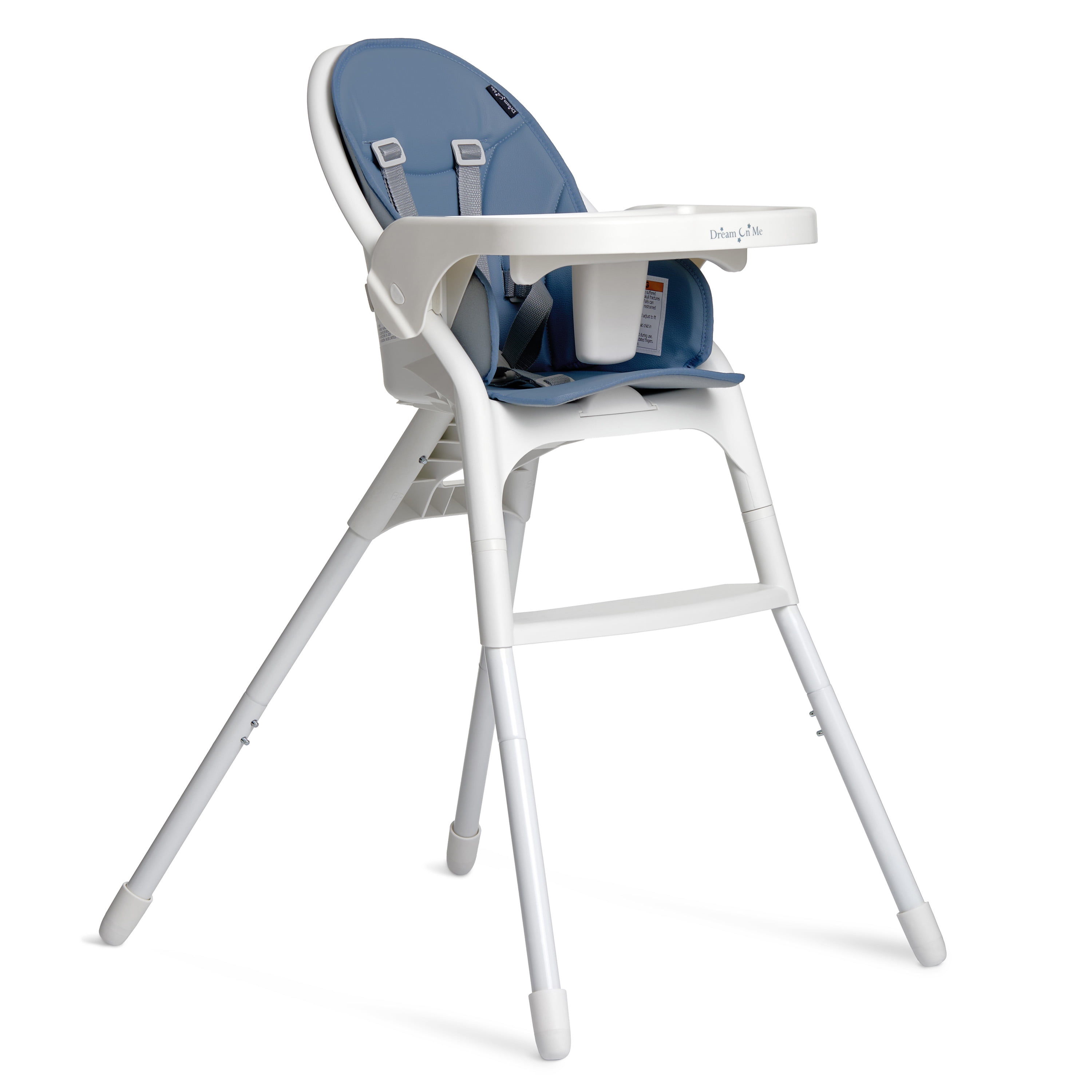 Dream On Me Chomper Champ 2-in-1 Highchair, Blue