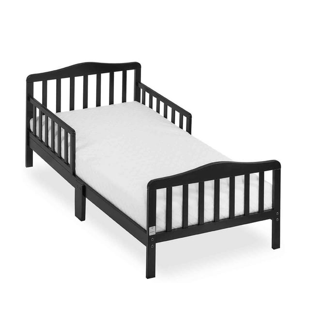 Dream On Me Classic Design Toddler Bed, Black