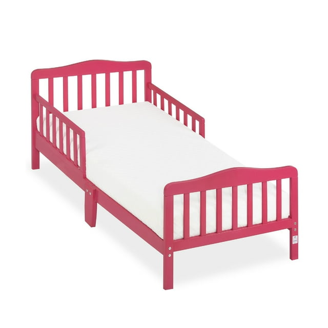 Dream On Me Classic Design Toddler Bed, Fuchsia Pink
