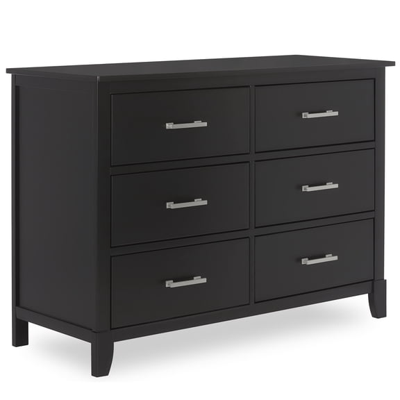 Dream On Me Cleo Double Dresser in Black