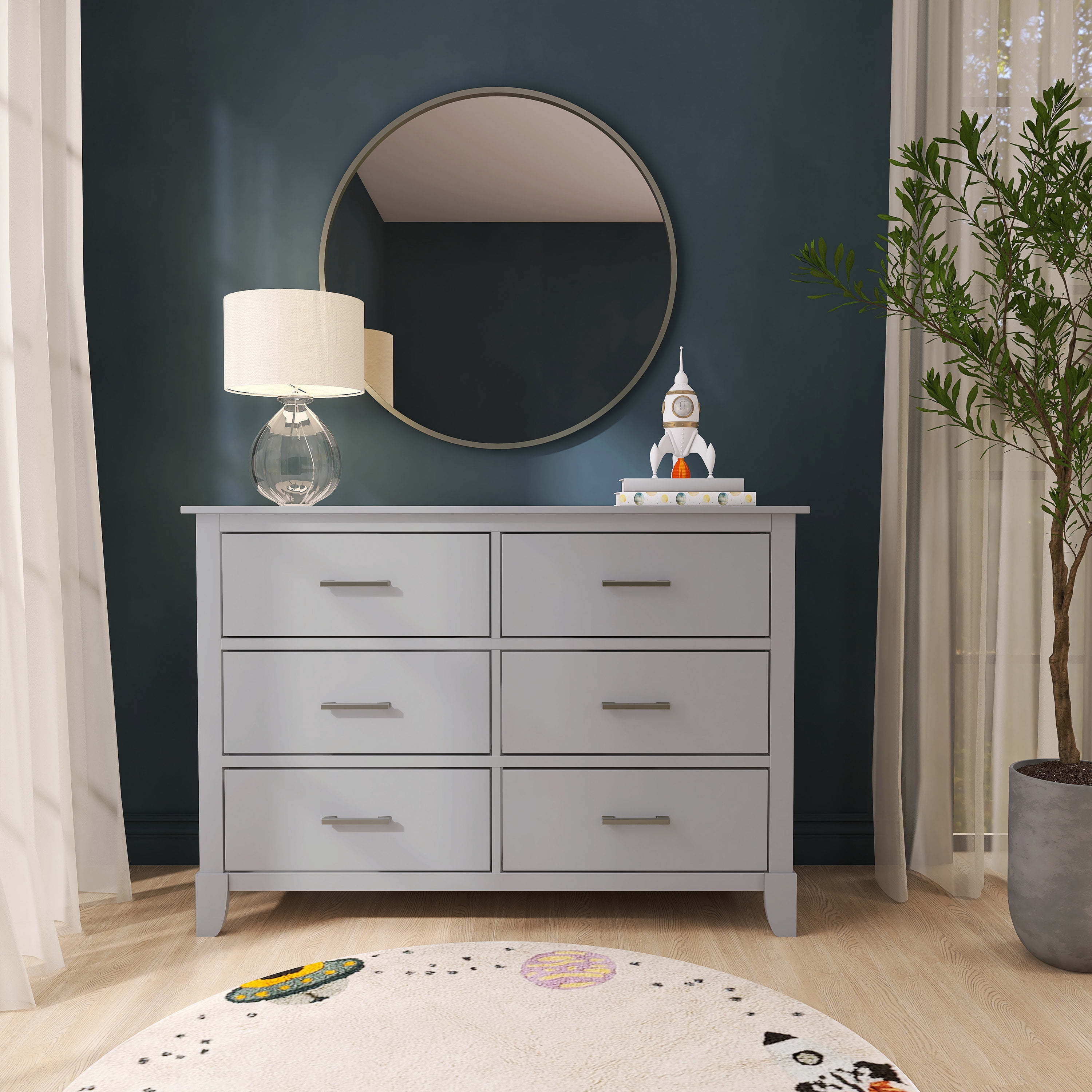 Dream On Me Cleo Dresser, Pebble Gray