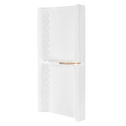 Dream On Me Compressed Contour Changing Pad – Hypoallergenic Foam, Waterproof Removable Vinyl Cover, GREENGUARD Gold Certified, Soft & Supportive, White Color