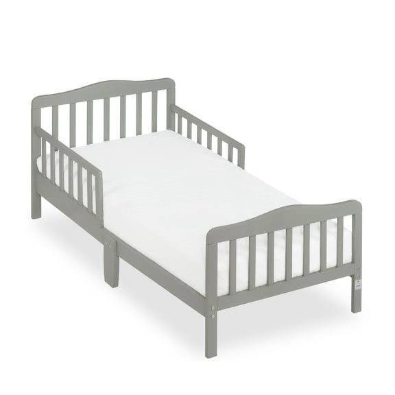 Dream on Me Classic Design Toddler Bed, Cool Grey