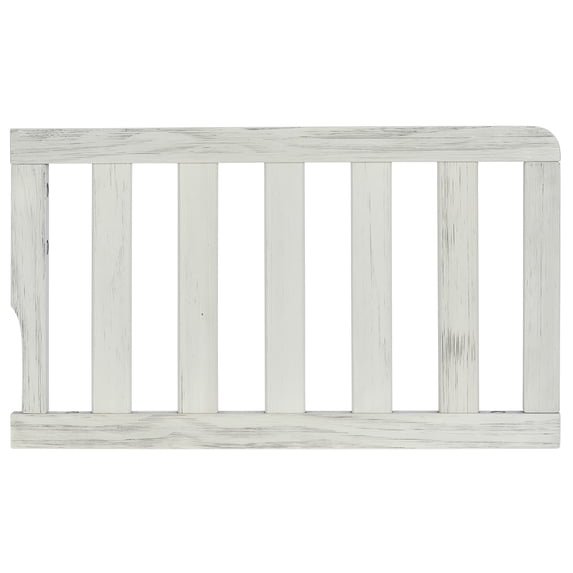 Dream On Me Convertible Crib Toddler Guard Rail In Glazed Brush White