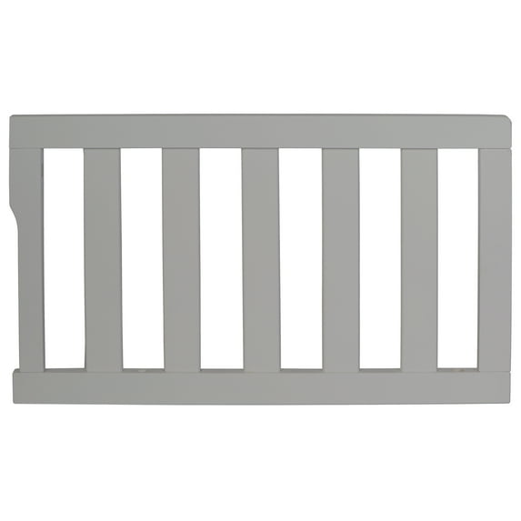 Dream On Me Convertible Crib Toddler Guard Rail In Metallic Grey
