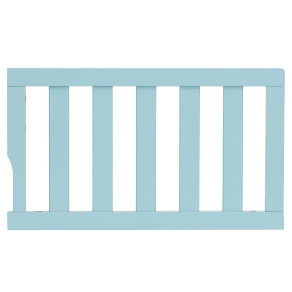 Dream On Me Convertible Crib Toddler Guard Rail in Aqua Sky, Converts Cribs to Toddler Beds
