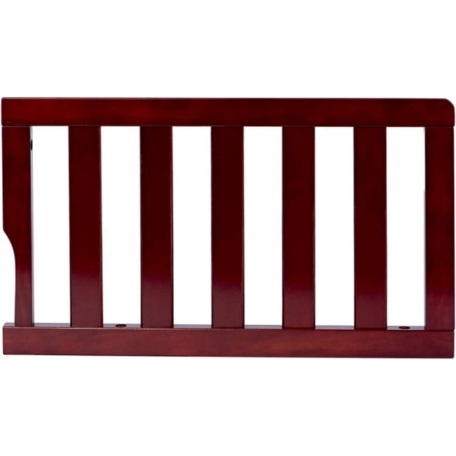 Dream On Me Convertible Crib Toddler Guard Rail in Cherry, Converts Cribs to Toddler Beds, Solid