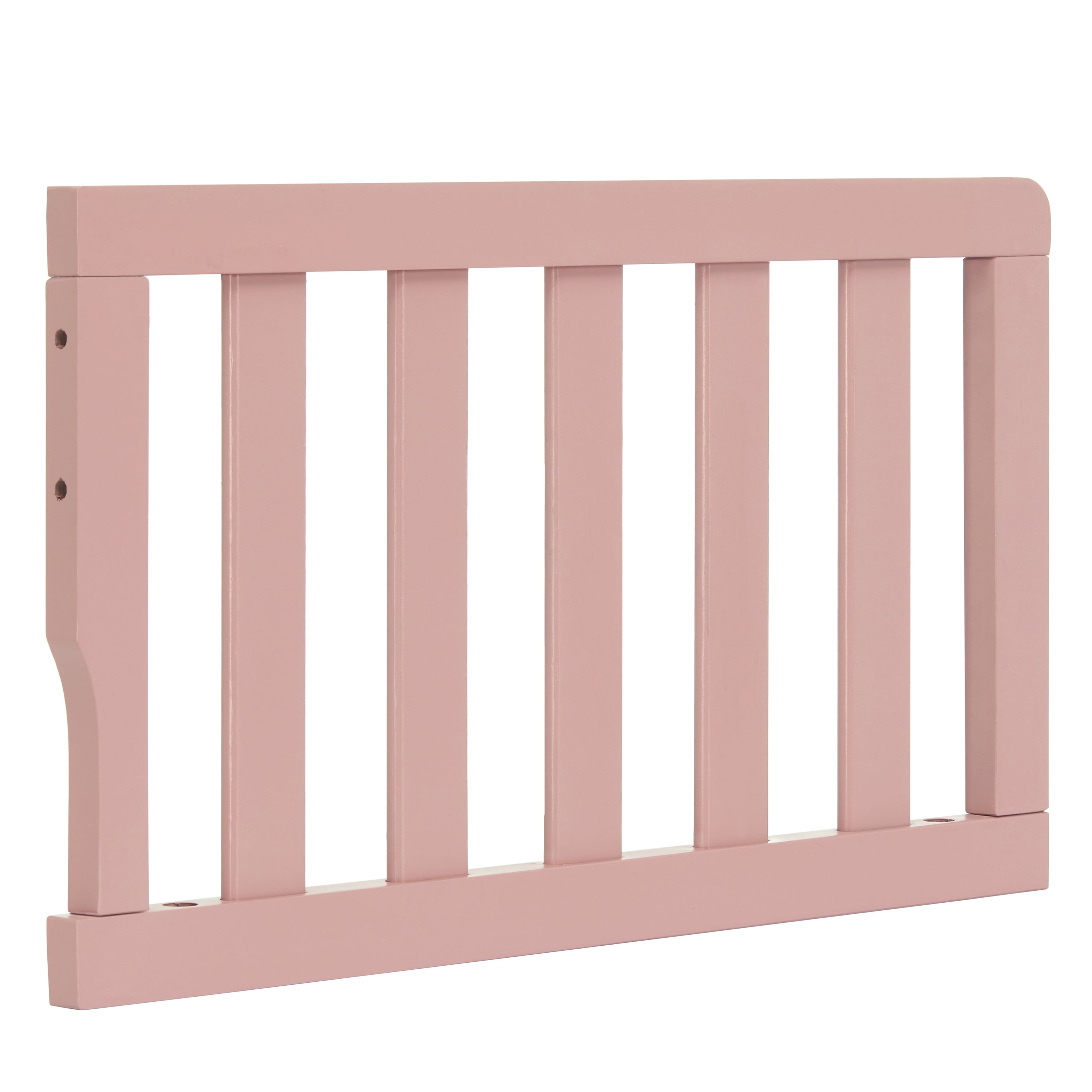 Dream On Me Convertible Crib Toddler Guard Rail in Dusty Pink, Converts