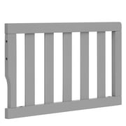 Dream On Me Convertible Crib Toddler Guard Rail in Silver Grey, Converts Cribs to Toddler Beds