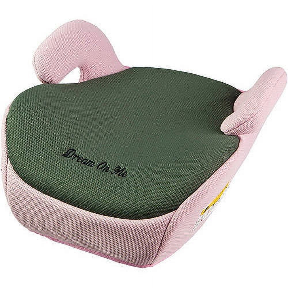 Dream On Me Coupe Backless Booster Car Seat, Pink/Green - image 1 of 5