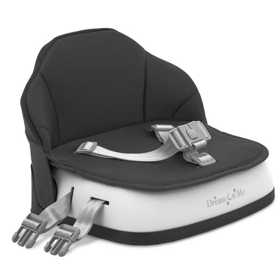 Dream On Me Cozy Pod Booster Seat with Removable Cover, Black