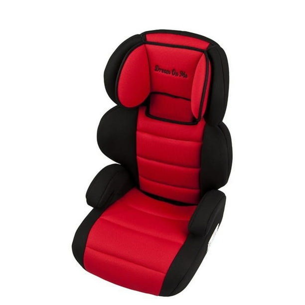 Dream On Me Deluxe High Back Booster Car Seat, Red