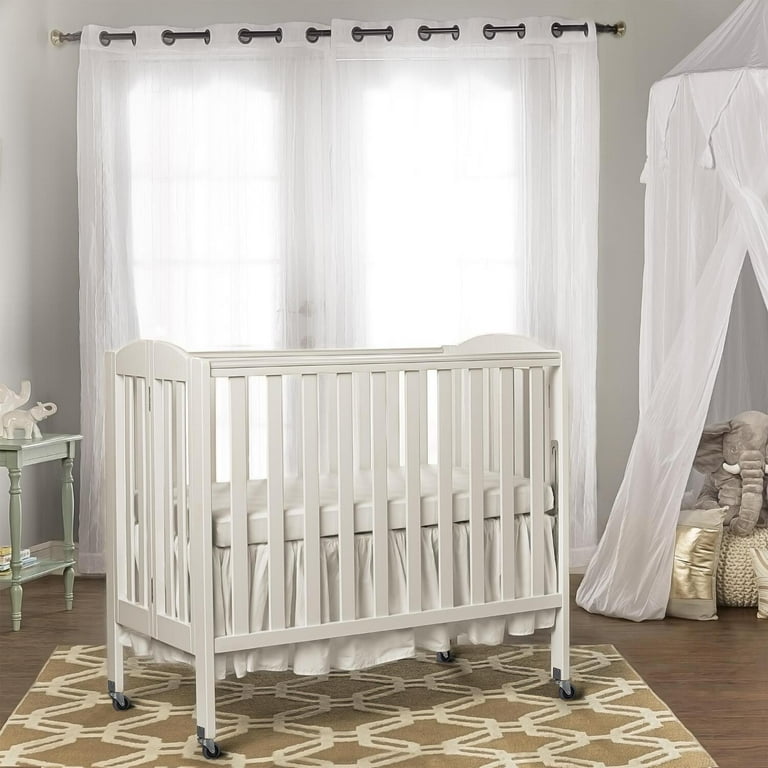 Dream On Me Dream On Me Folding Portable Crib with Mattress Walmart
