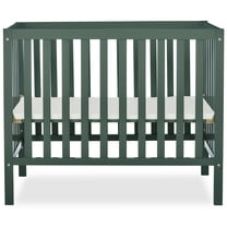 Dream On Me, Edgewood 4-in-1 Convertible Mini Crib, Olive