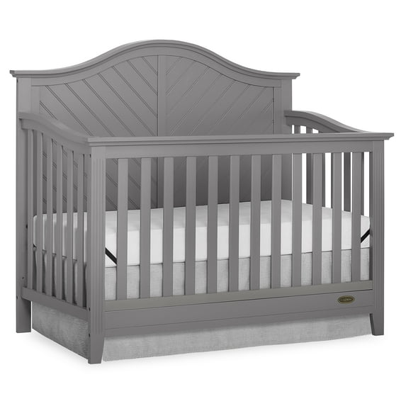 Ella 5 in 1 Convertible Crib-Finish:Storm Grey