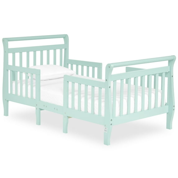Dream On Me Emma 3-in-1 Convertible Toddler Bed, Mint, Model #649-MT