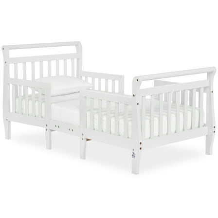 Dream On Me Emma 3-in-1 Convertible Toddler Bed, White, Model #649-W