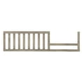 thumbnail image 1 of evolur Convertible Crib Toddler Guard Rail, Windsor Oak Grey, 1 of 4