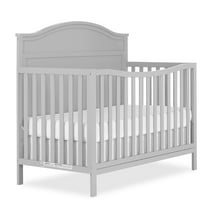 Dream On Me Grace 5-in-1 Convertible Baby Crib, Pebble Grey, Greenguard Gold and JPMA Certified