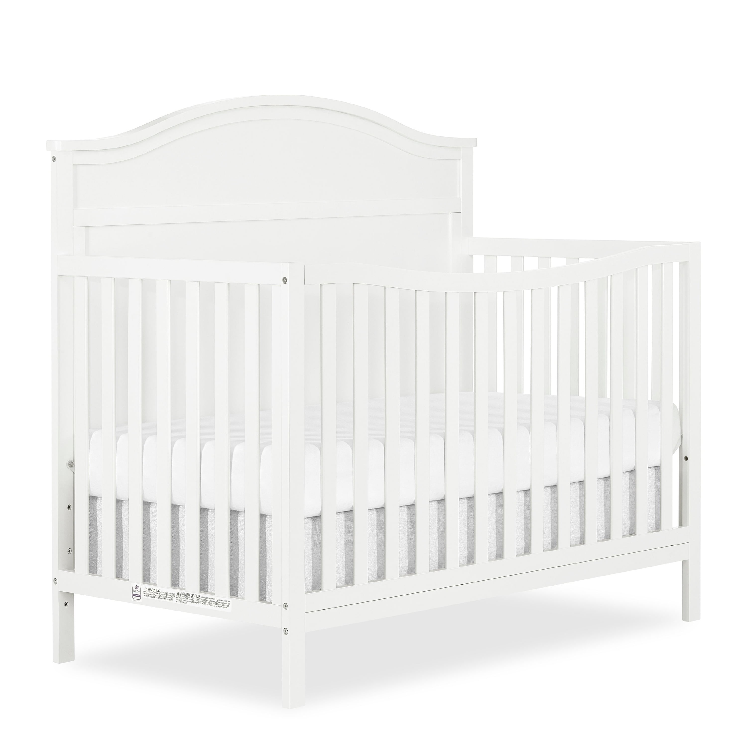 Dream On Me Grace 5-in-1 Convertible Baby Crib, Pebble Grey, Greenguard Gold and JPMA Certified