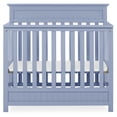 thumbnail image 1 of Dream On Me Harbor 4-in-1 Convertible Mini Crib, Dusty Blue, 1 of 13