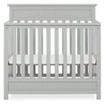 thumbnail image 1 of Dream On Me Harbor 4-in-1 Convertible Mini Crib in Pebble Grey, Greenguard Gold Certified, 1 of 13