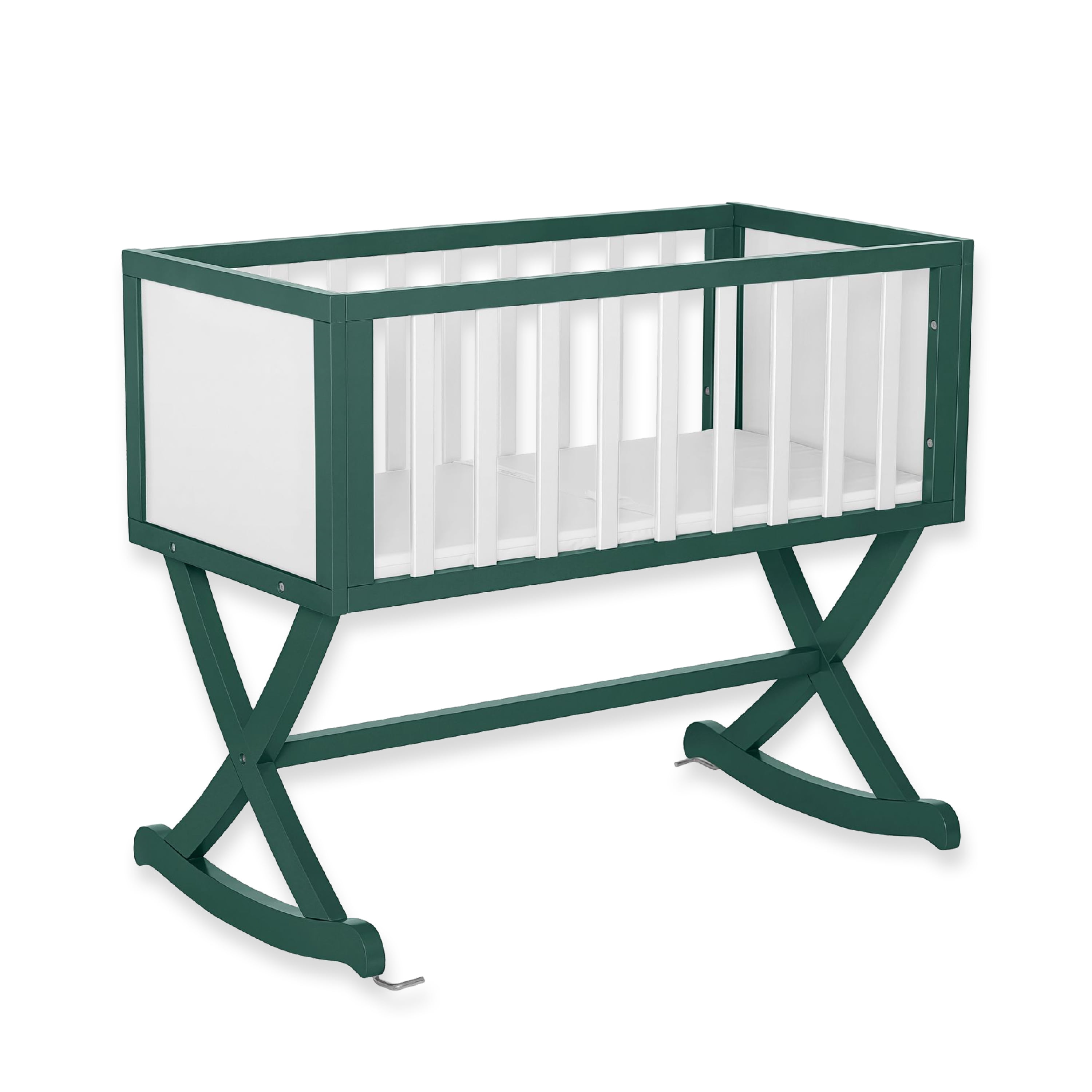 Dream On Me Haven Cradle Gray and White