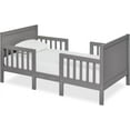 Dream On Me Hudson 3 in 1 Convertible Toddler Bed in Storm Grey