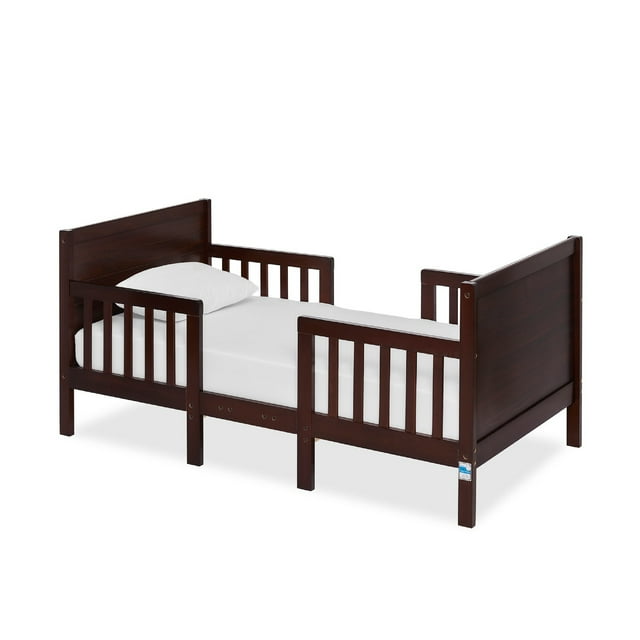 Dream On Me Hudson 3 in 1 Convertible Toddler Bed, Espresso