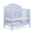 thumbnail image 1 of Dream On Me Jasmine 4-in-1 Convertible Mini Crib, New Zealand Pinewood, Lavender Ice, 1 of 14
