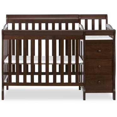 Dream On Me Jayden 4-in-1 Convertible Crib with Changer Espresso