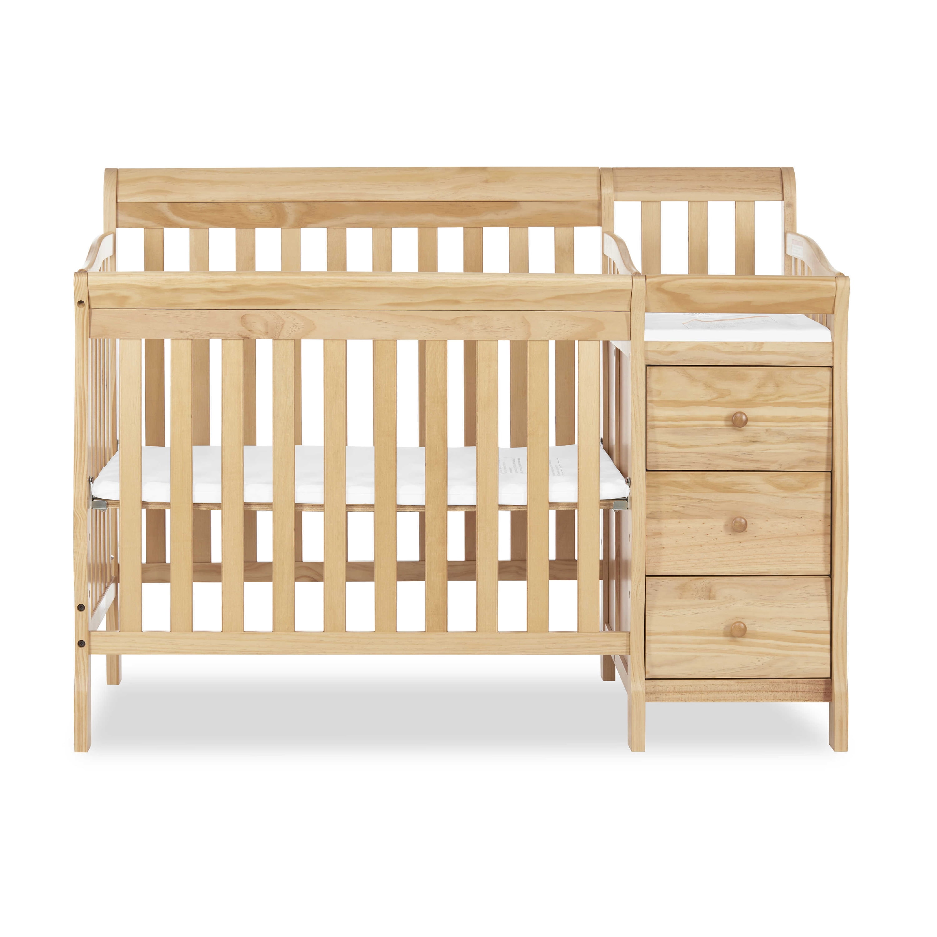 Dream On Me Jayden 4in1 Convertible Crib with Changer Natural